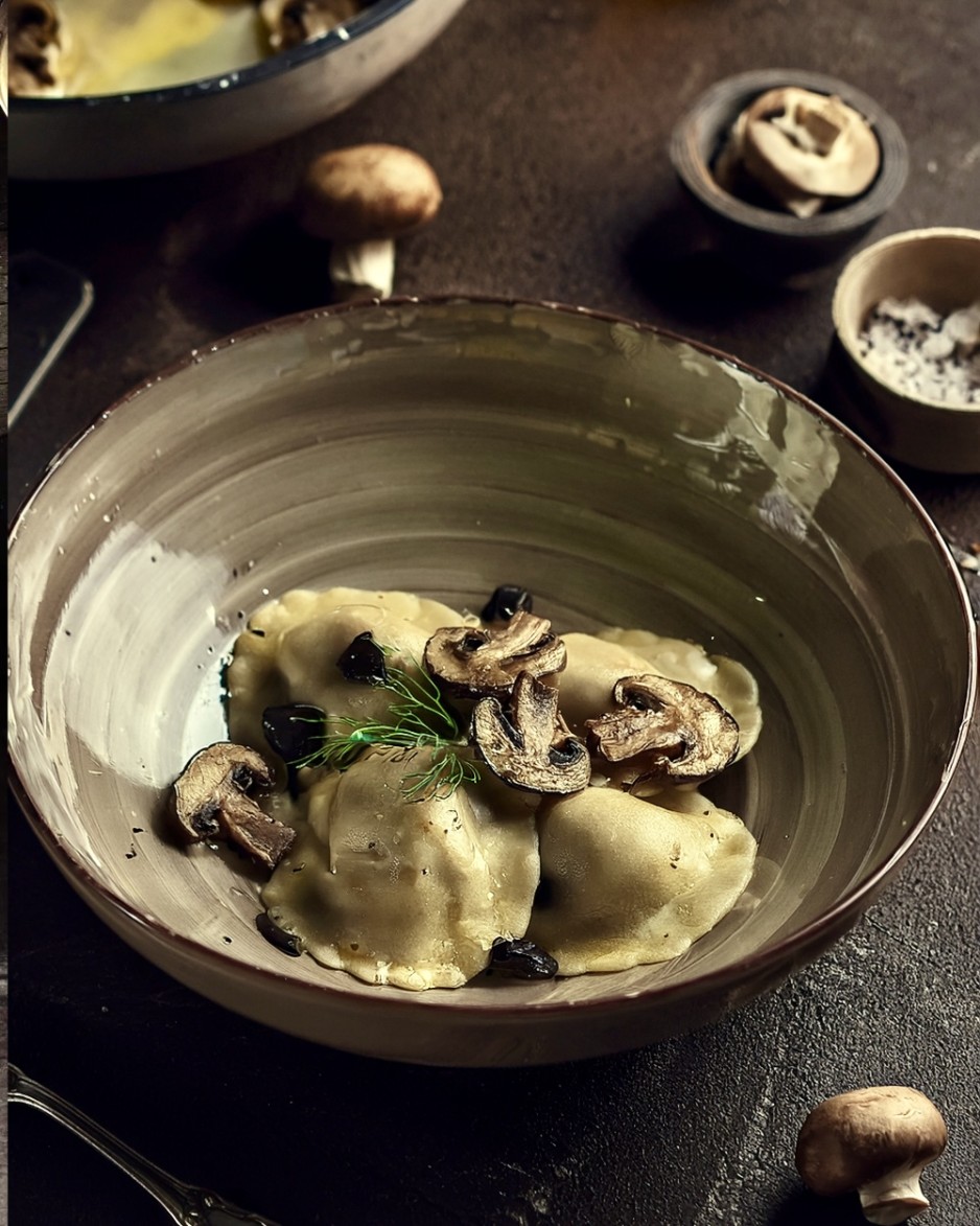 Ravioles aux champignons