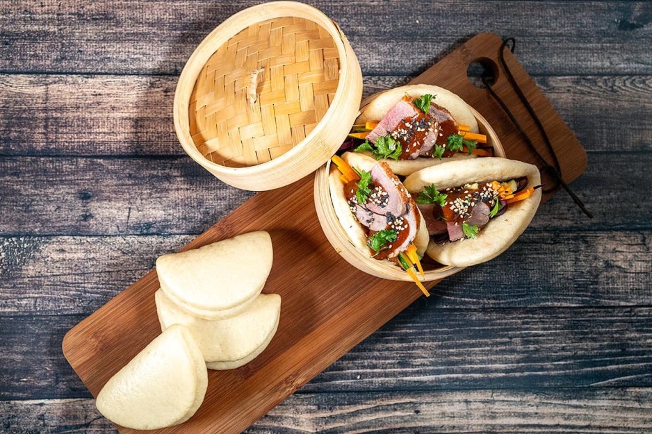 Gua bao au magret de canard cinq épices